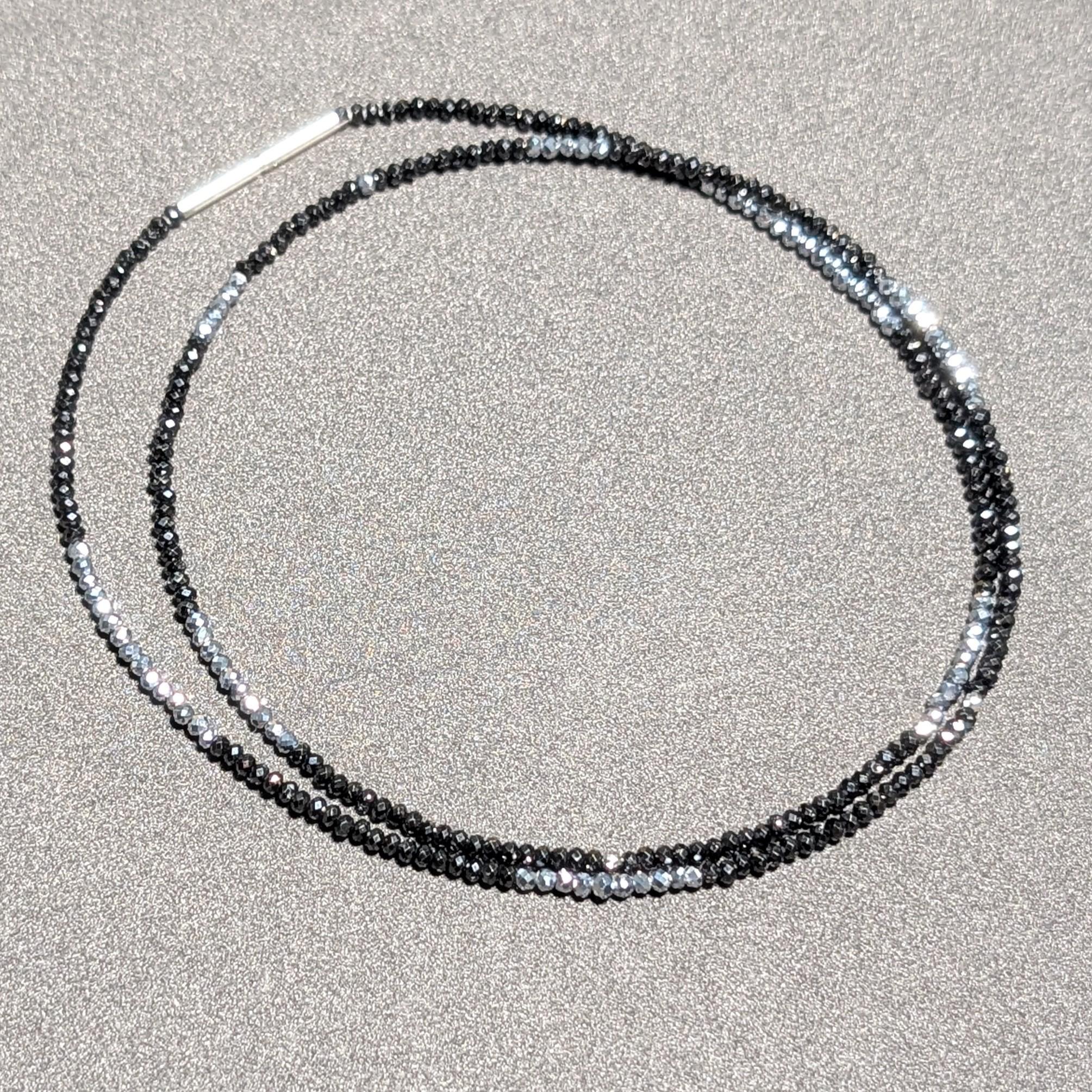 K18WG ホワイトゴールド トライアングルカット ブラックスピネル テラヘルツ ネックレス スポーツ選手愛用 ギフト | 12枚目