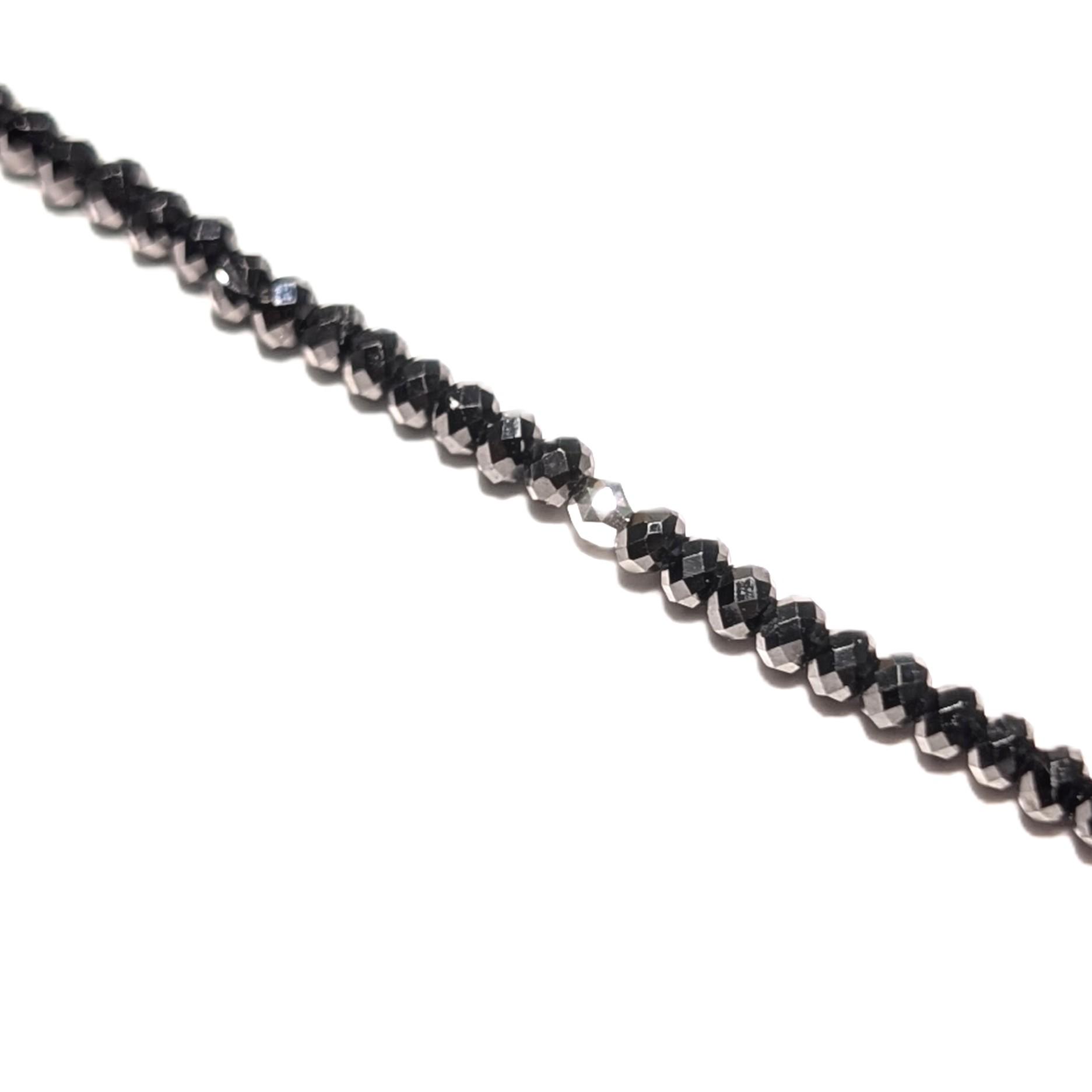 K18WG ホワイトゴールド トライアングルカット ブラックスピネル テラヘルツ ネックレス スポーツ選手愛用 ギフト | 13枚目