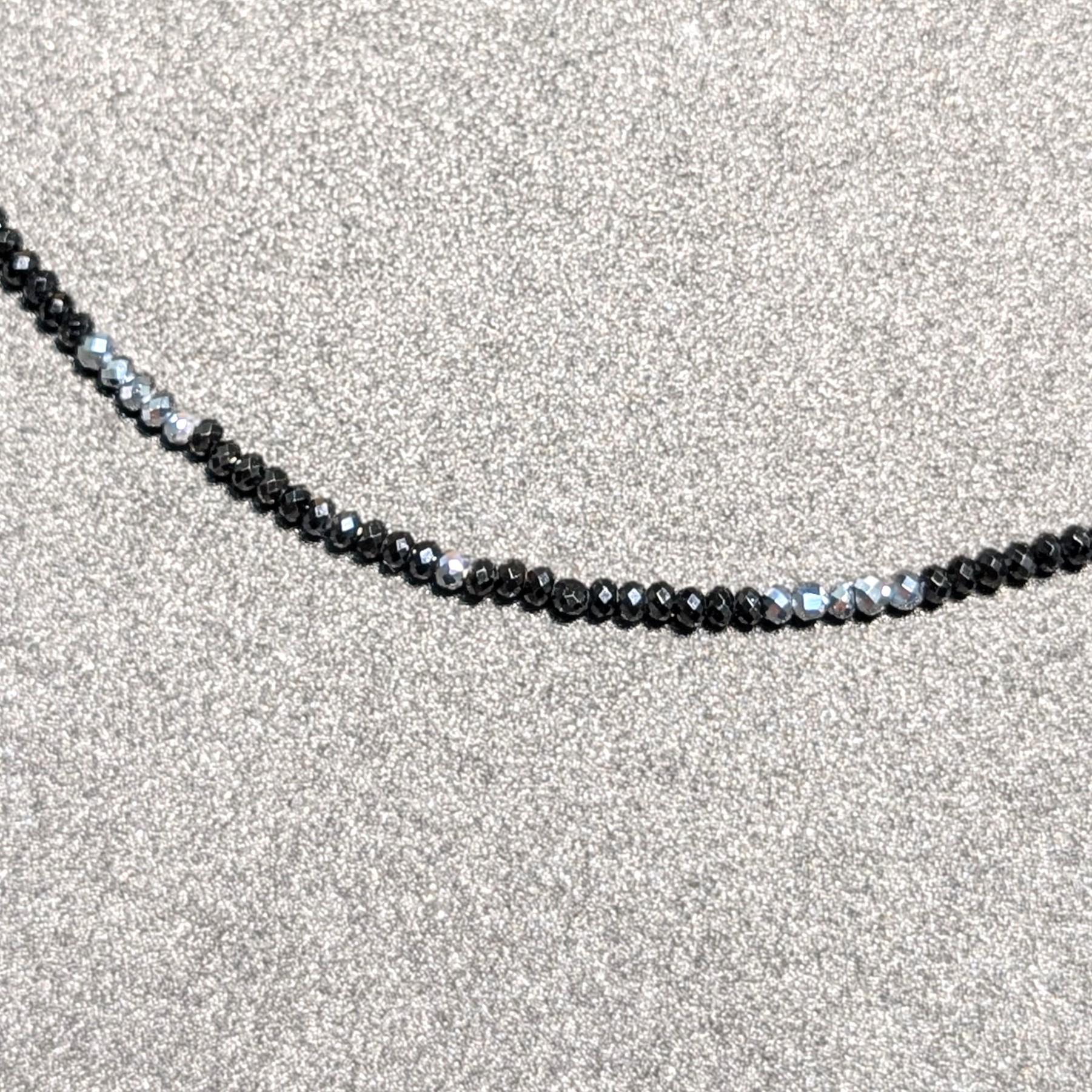 K18WG ホワイトゴールド トライアングルカット ブラックスピネル テラヘルツ ネックレス スポーツ選手愛用 ギフト | 18枚目